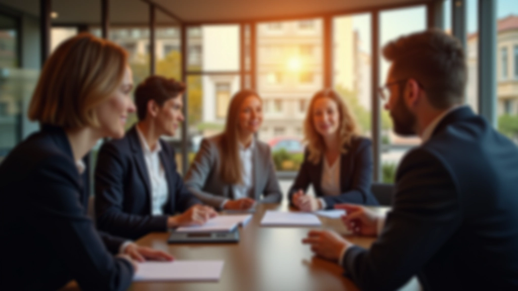 Team bespricht Finanzstrategie